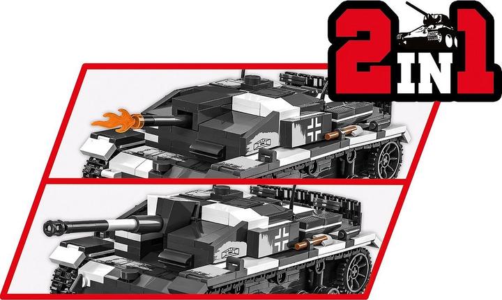 Actual product image Cobi H.C. WWII STUG III Ausf. F Flammpanzer 1:35