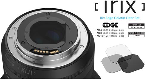 Actual product image Irix Edge Gel ND Filter Set 29mm x 29mm (Neutral density filter, 29 mm)