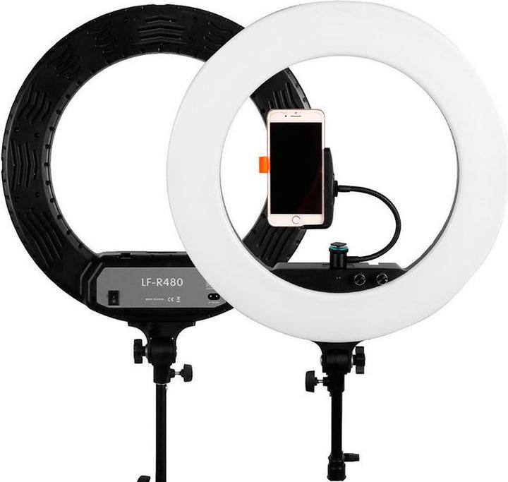 Image du produit Caruba Vlogger 18 pouces ronde LED Set PRO avec sac noir (éclairage annulaire)