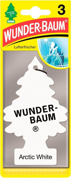 Actual product image Wunder-Baum Air Freshener Arctic White 3pcs