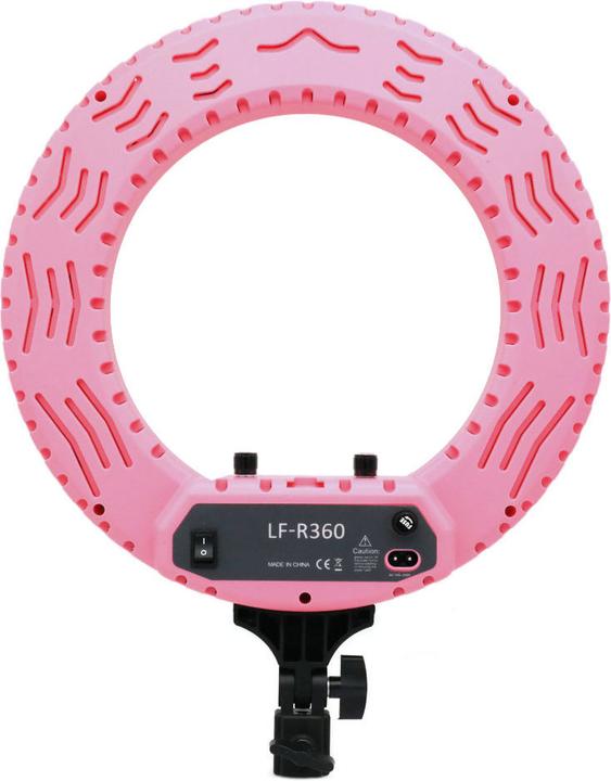 Immagine prodotto Caruba Vlogger 12 pollici LED rotondo, set con borsa Rosa (MENZ) (Anello di luce)