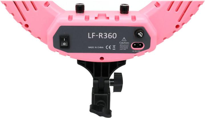 Immagine prodotto Caruba Vlogger 12 pollici LED rotondo, set con borsa Rosa (MENZ) (Anello di luce)