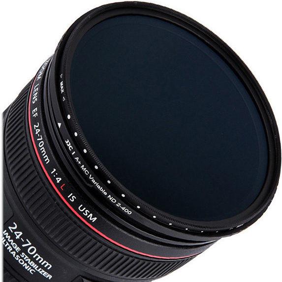 Produktbild JJC F NDV55 Variable ND Filter (ND2 400) (ND- / Graufilter)