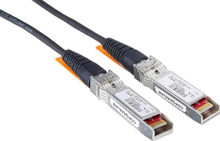 Immagine prodotto Cisco Cavo SFP+ Twinax ad attacco diretto 10G, passivo, gruppo di cavi 30AWG, 3 M, arancione, 5 anni di (3 m)