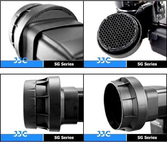 Produktbild JJC 3 in 1 Honeycomb Grid voor Nikon SB 900/SB 910 (Blitzgerät Ersatzteile)