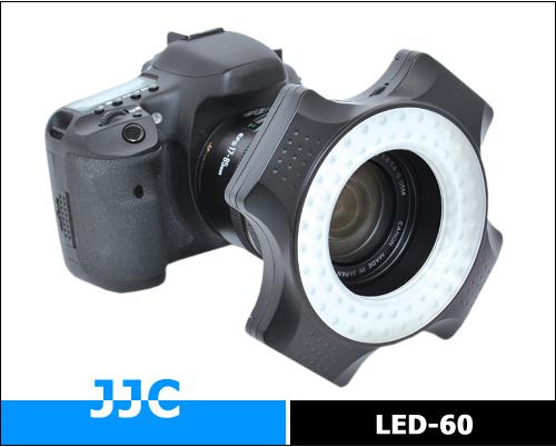 Actual product image JJC LED 60 Macro LED Ring Light (Set)