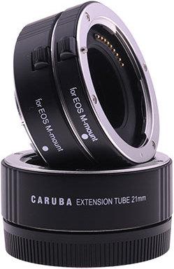 Caruba Extension Tube Set Canon M Serie Aluminium (Makro-Zwischenring, Canon EF-M)