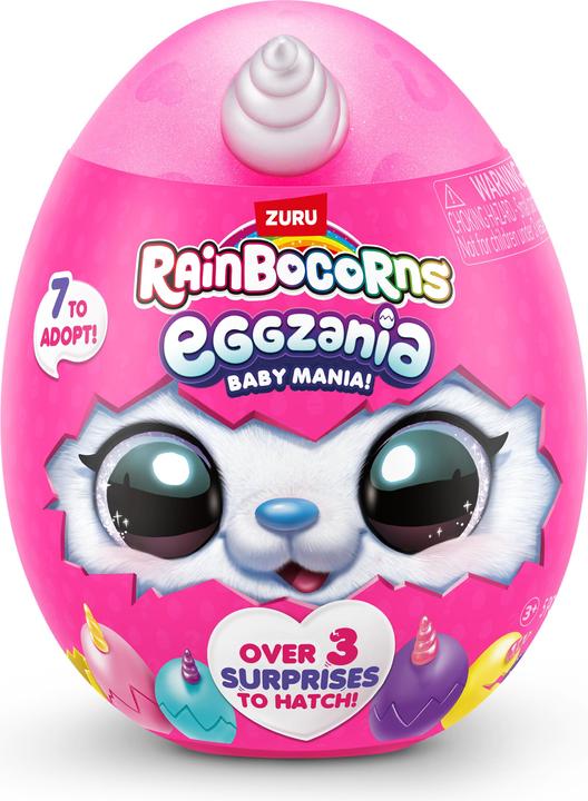 Image du produit Zuru RAINBOCORNS-EGGZANIA-PLUSH SOFT MINI,S1,SHRINK WRAP,TQ,12PC