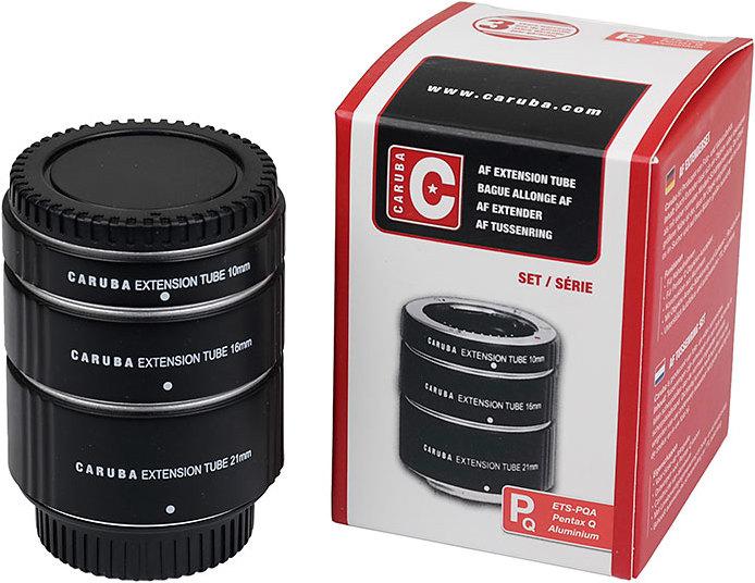 Produktbild Caruba Extension Tube Set Pentax Q Aluminium (Makro-Zwischenring, Pentax Q)