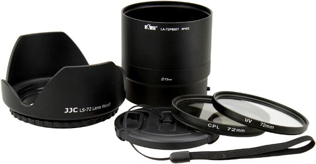 Actual product image Kiwi Lens Adapter Kit for Nikon Coolpix P600 B700
