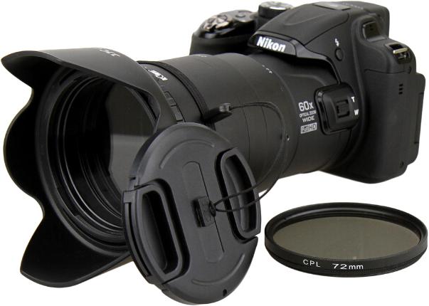 Actual product image Kiwi Lens Adapter Kit for Nikon Coolpix P600 B700