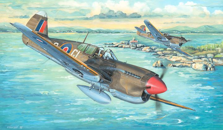Actual product image Trumpeter P-40M War Hawk