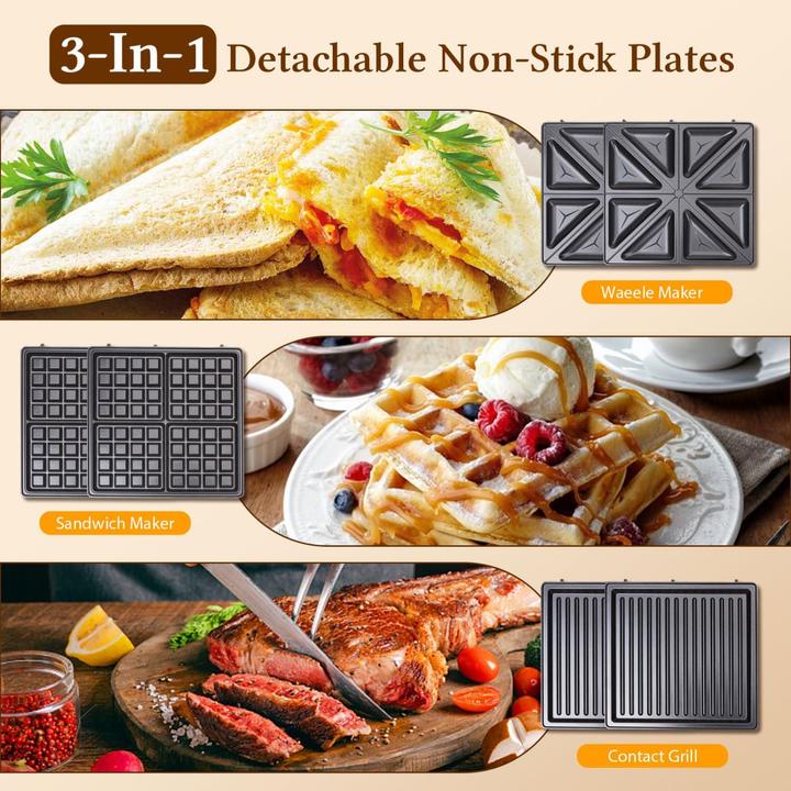 Actual product image Taylor Swoden Sandwichtoaster und Waffeleisen