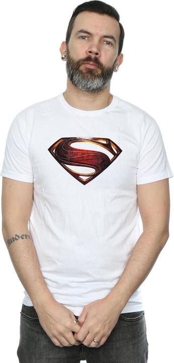 Actual product image Superman Mens Logo Cotton T-Shirt (S)