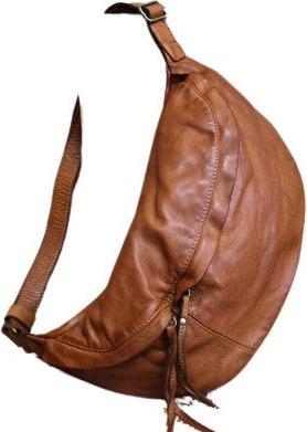 Produktbild Only-Bags.Store Ledertasche, weiche Leder Umhängetasche, Lederhandtasche, Crossbody Gürteltasche, Lederbeutel