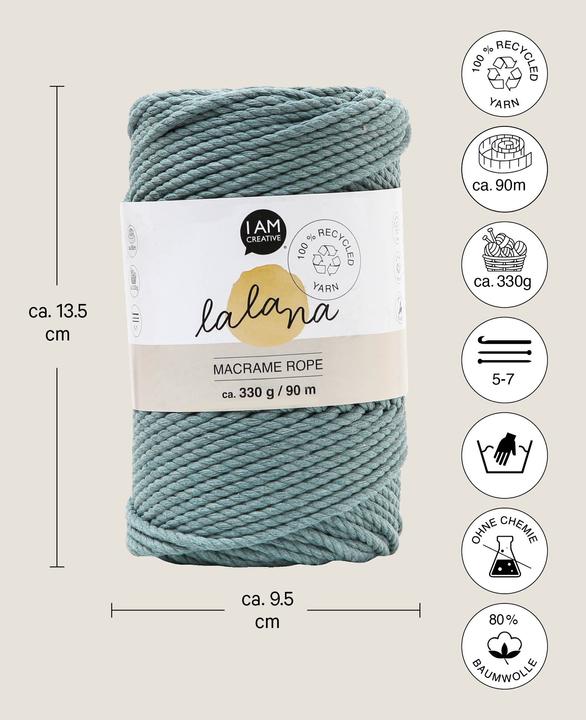 Image du produit Lalana Macrame Rope (90 m)