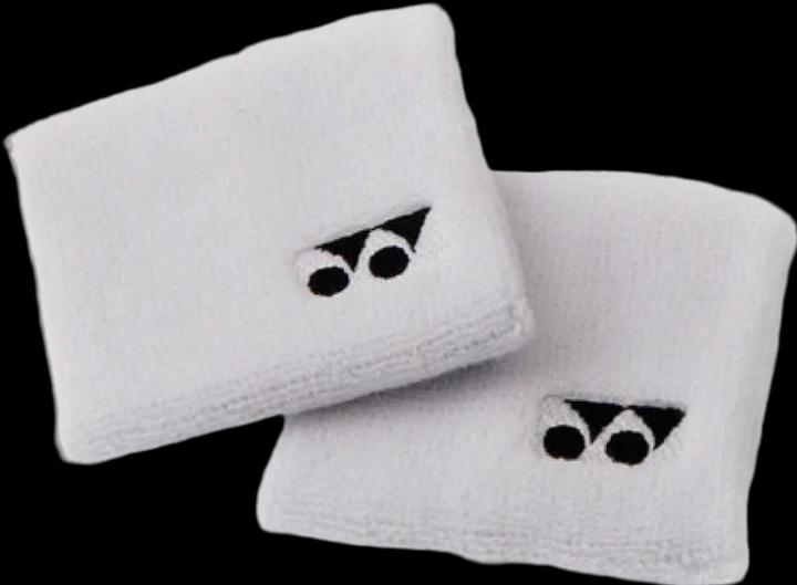 Actual product image Yonex AC 489-2 Wrist band terry towelling, 2 pcs/pack, white