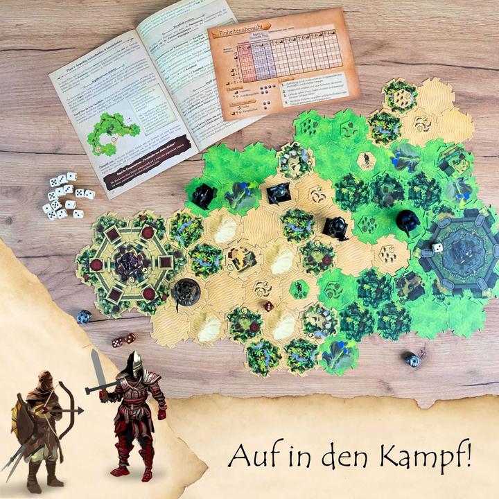 Actual product image Tactical Table War The strategic base-building tabletop board game from the Black Forest (German)