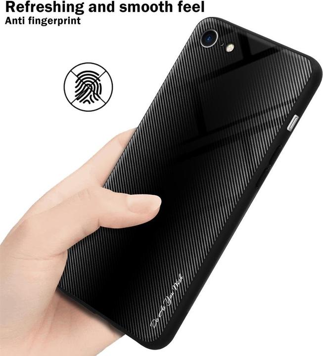 Immagine prodotto Cadorabo Copertura di vetro a strisce in TPU (Apple iPhone 7, Apple iPhone SE (seconda generazione))