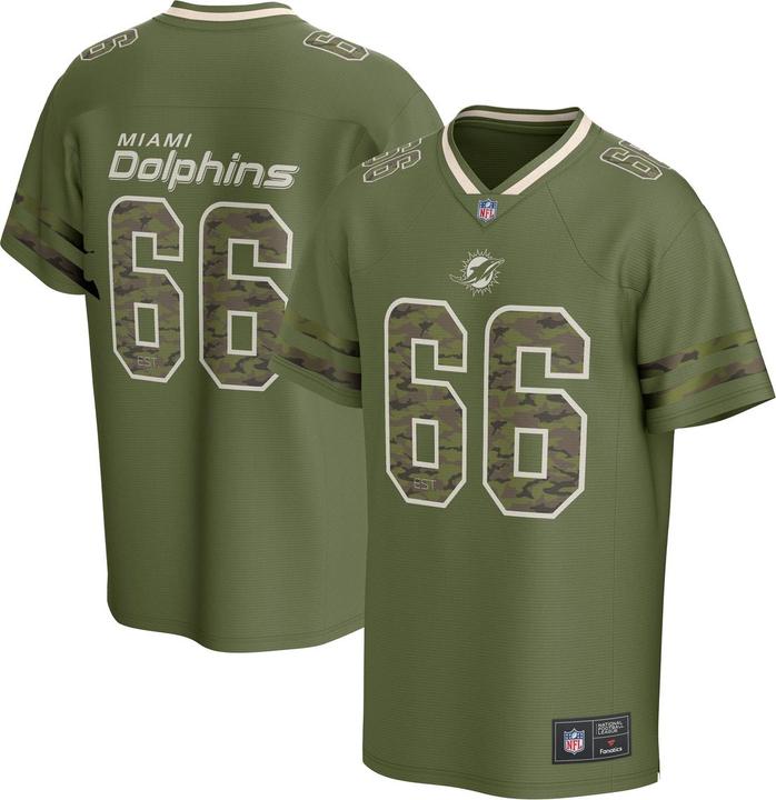 Image du produit Fanatics Miami Dolphins NFL Supporters Jersey olive camo (S)