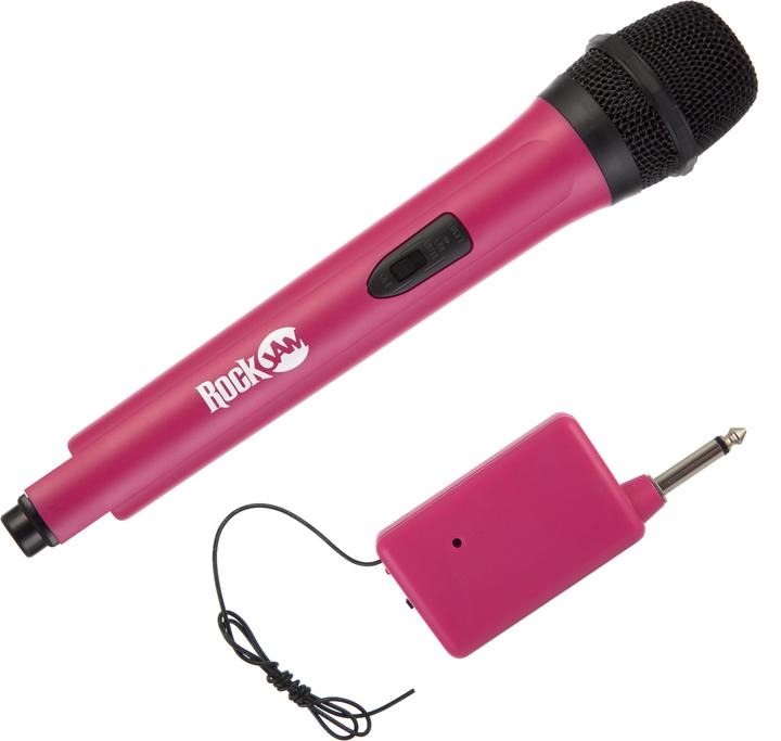 Actual product image PDT RockJam Wireless Microphone Pink