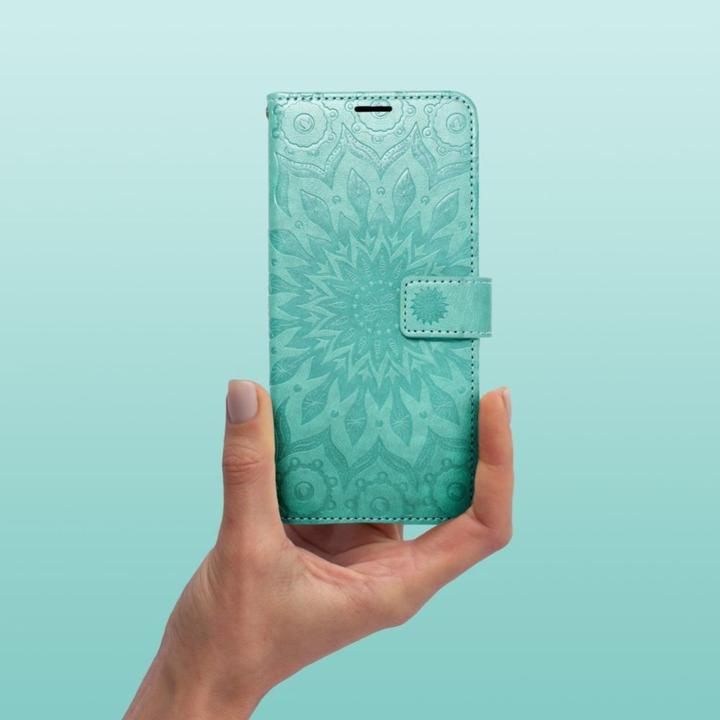 Produktbild Techonic Back panel cover OEM MEZZO Book case for XIAOMI Redmi Note 11 / 11S mandala green (Oppo A11s, Xiaomi Redmi Note 11)