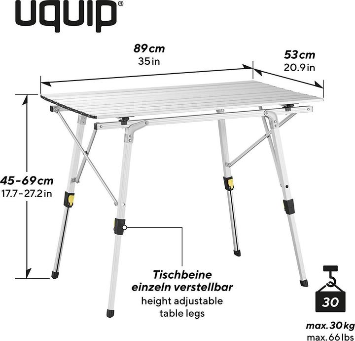 Image du produit Uquip Table de camping Variety