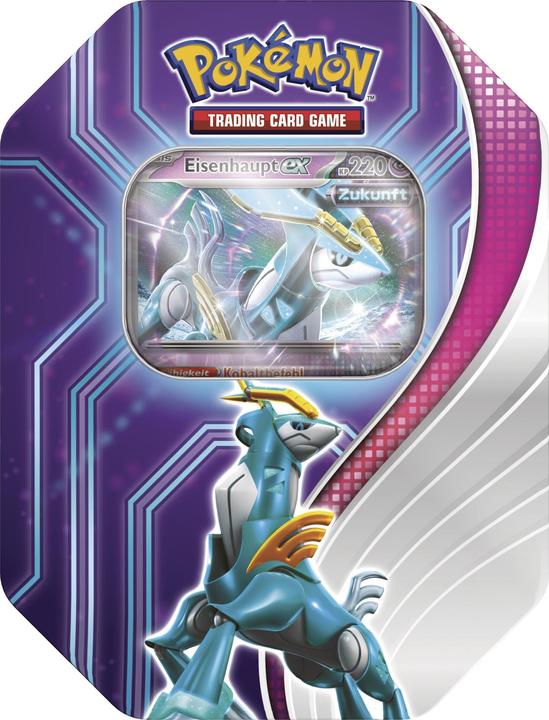Actual product image Pokémon -Sammelkartenspiel: Tin-Box Paradox-Schicksale: Furienblitz-ex (German, Tin)