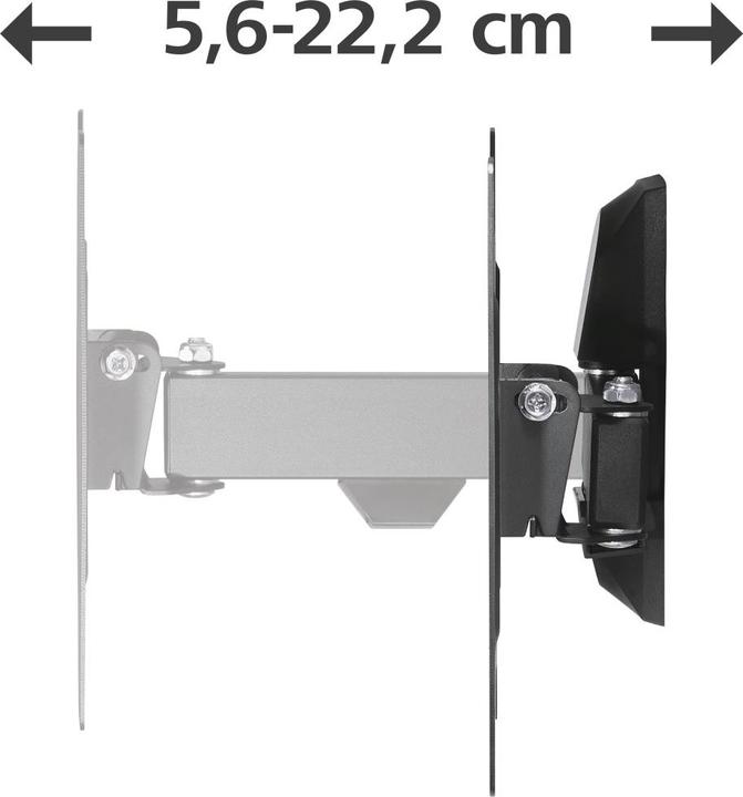 Produktbild Hama TV-Wandhalterung, schwenkbar, neigbar, 122 cm (48") bis 20 kg (Wand, 48", 20 kg)