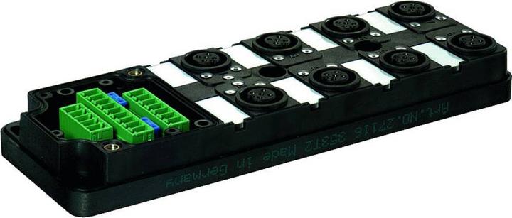 Produktbild Murr Elektronik MVP12, 8xM12, 5pol, Grundmodul ohne Haube, mit Pot. Trennung
