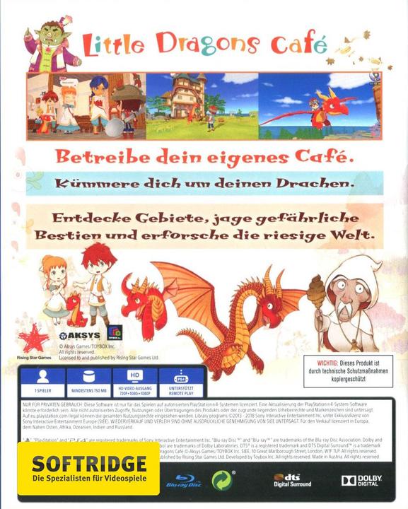 Immagine prodotto Game Little Dragons Cafe, PS4 (PS4, Multilingue)