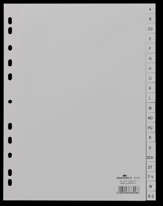Durable Registre PP
