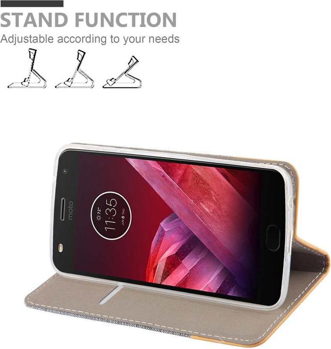 Produktbild Cadorabo Jeans Optik (Motorola Moto Z2 Play, Motorola Moto Z2 Force)