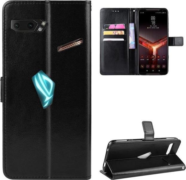 Actual product image MU Classic Crazy Horse Leather Bookcover Series (Asus ROG Phone II)