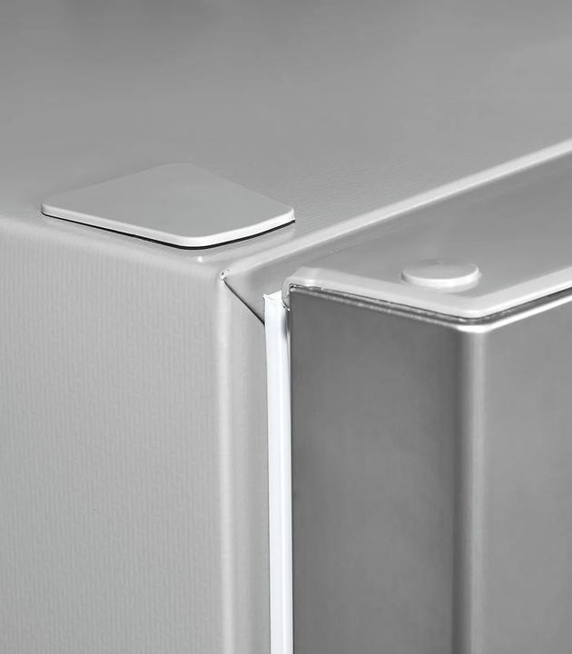 Actual product image Exquisit GS231-NF-H-010D inoxlook, freezer (freestanding) (Stand-alone, 161 l)