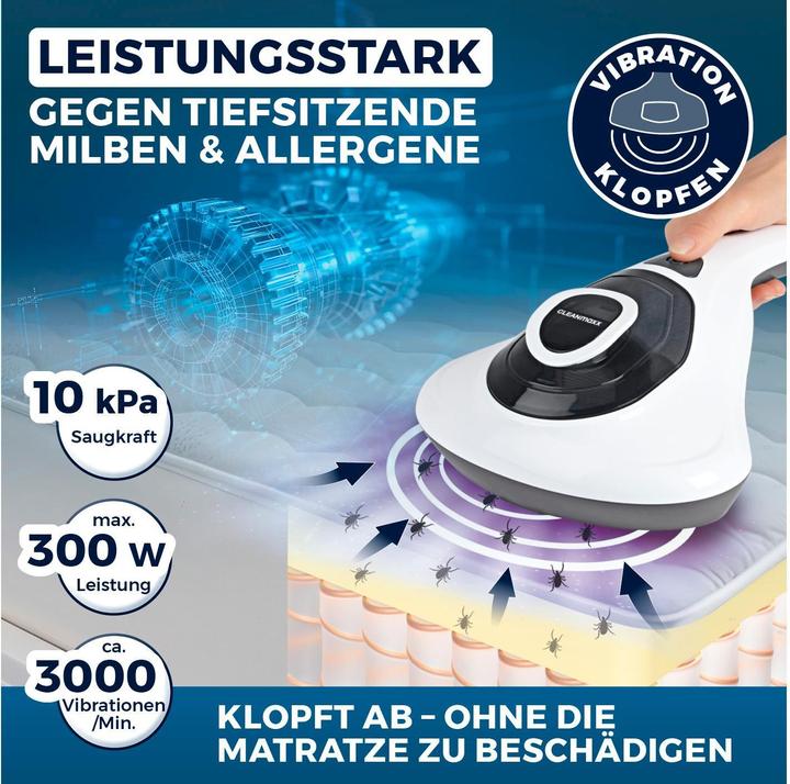 Image du produit CleanMaxx Nettoyeur de matelas Vibration, Type d'aspirateur