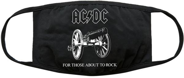 Rock Off AC/DC Face Mask: About To Rock