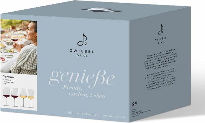 Produktbild Zwiesel Chardonnay & Bordeaux Weingläser VERVINO (48.70 cl, 4 Gläser, Weingläser Set)