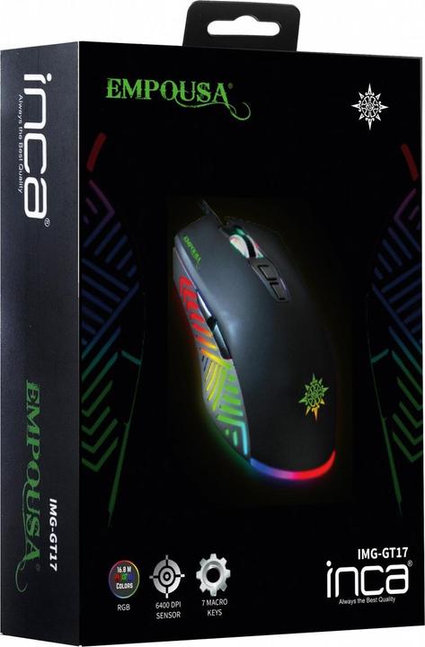 Image du produit Inca RGB Macro Keys Professional Gaming Mouse (Filaire)