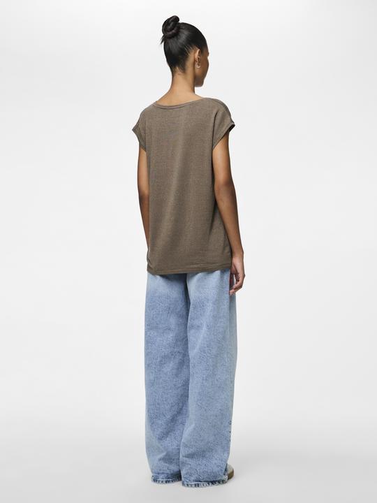 Actual product image Pieces Pcbillo Tee Lurex Stripes Noos Bc (M)