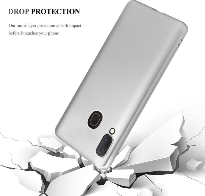 Image du produit Cadorabo Coque TPU Matt Metallic (Samsung Galaxy A20e, Samsung Galaxy A10e)