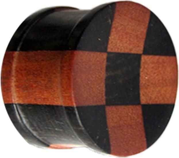 Immagine prodotto Star Piercing Spina svasata Karo in legno Arang e Sawo (senza ottone, Organico)