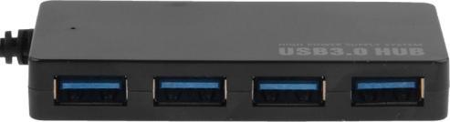 Immagine prodotto JTI Hub USB 3.0 con 4 porte USB (ad alta velocità) - fino a 5 Gbit/s (USB-A, 4 Porti)