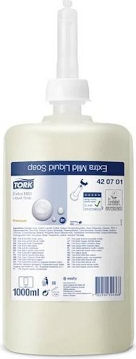 Tork Liquid soap unscented extra mild (Liquid soap, 1000 ml)