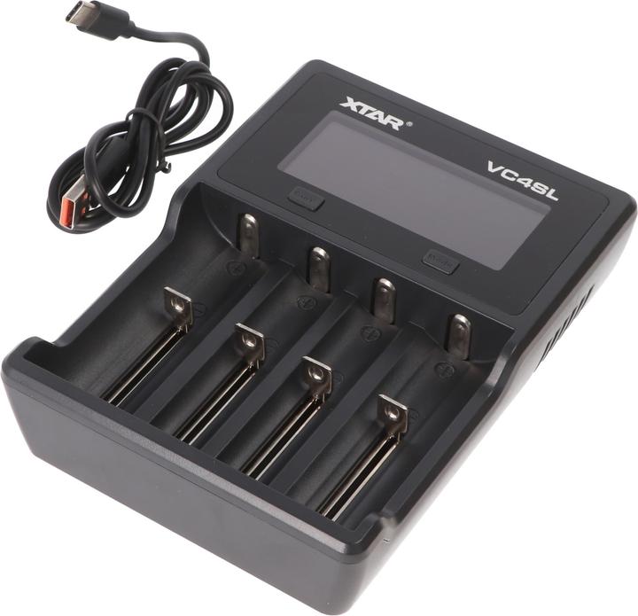 Image du produit Xtar VC4SL (1 pcs, 14500, 16340, 18500, 18650, 21700, 26650, AAA, AA, Batterie)