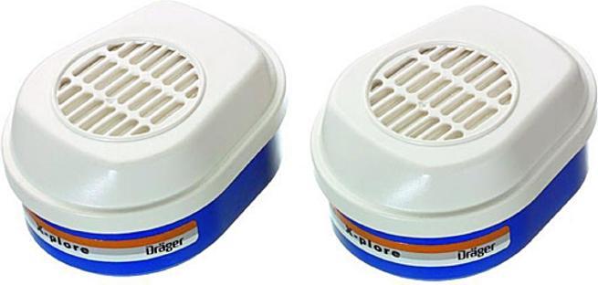 Actual product image Dräger Safety spin-on filter set, filter: A2B2P3RD (B2P3, 6 x)