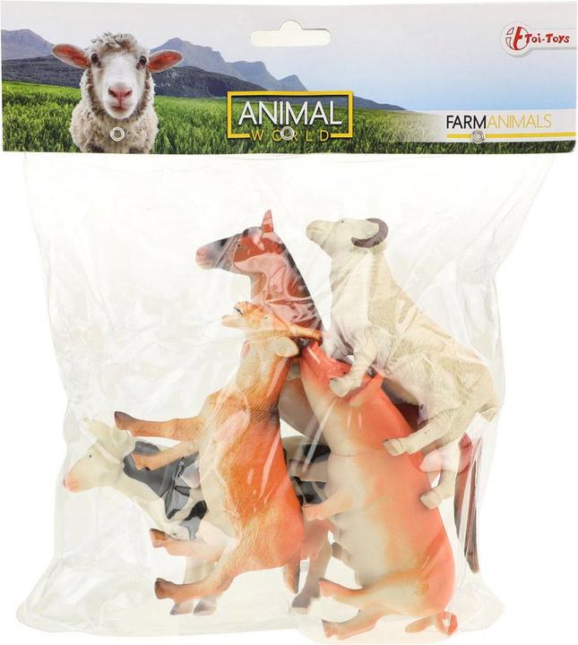 Produktbild Toi-Toys Tierwelt Bauernhoftiere Deluxe, 5-tlg.