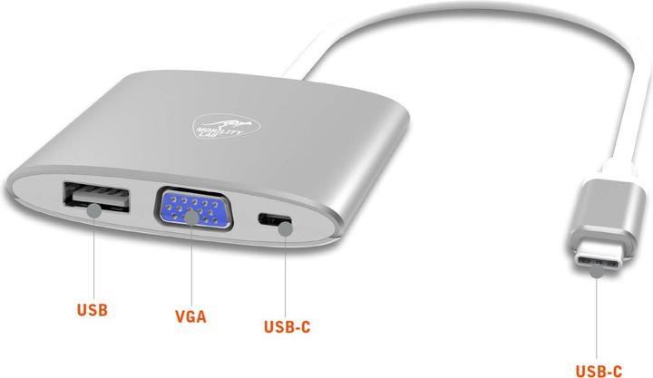 Image du produit Mobility Lab § Adaptateur numérique multiport VGA USB-C (USB-C)