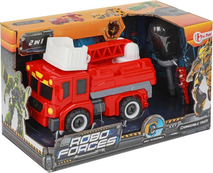 Produktbild Toi-Toys Roboforces ändern Roboter-Feuerwehrauto