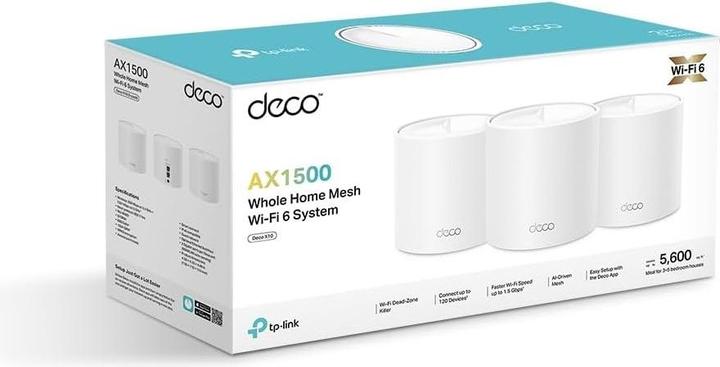 Produktbild TP-Link Deco X1500 Mesh-System 3-Pack